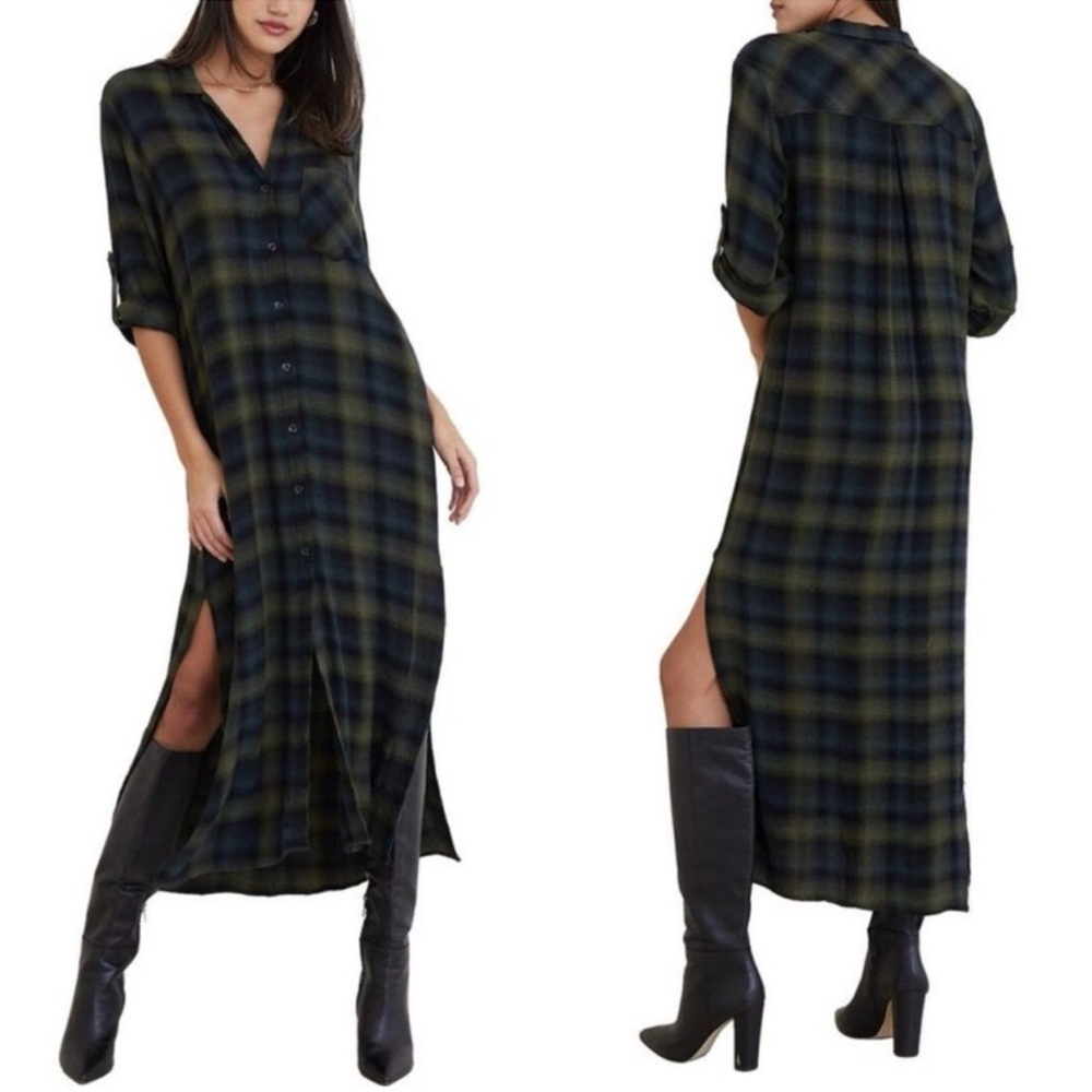 Bella Dahl Maxi Shirt Dress